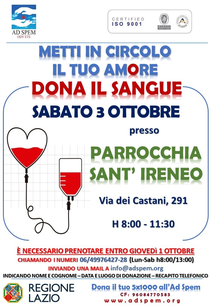 Donazione Sangue 03-10-26