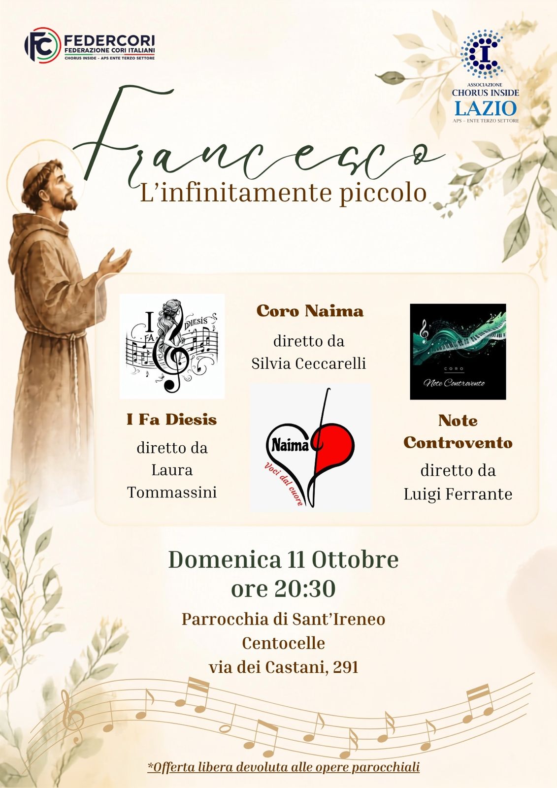 Concerto 11 ottobre